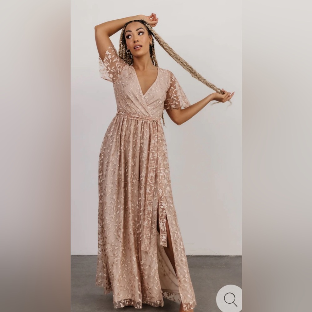 Baltic Born Marseille Embossed Maxi Dress (NWT)